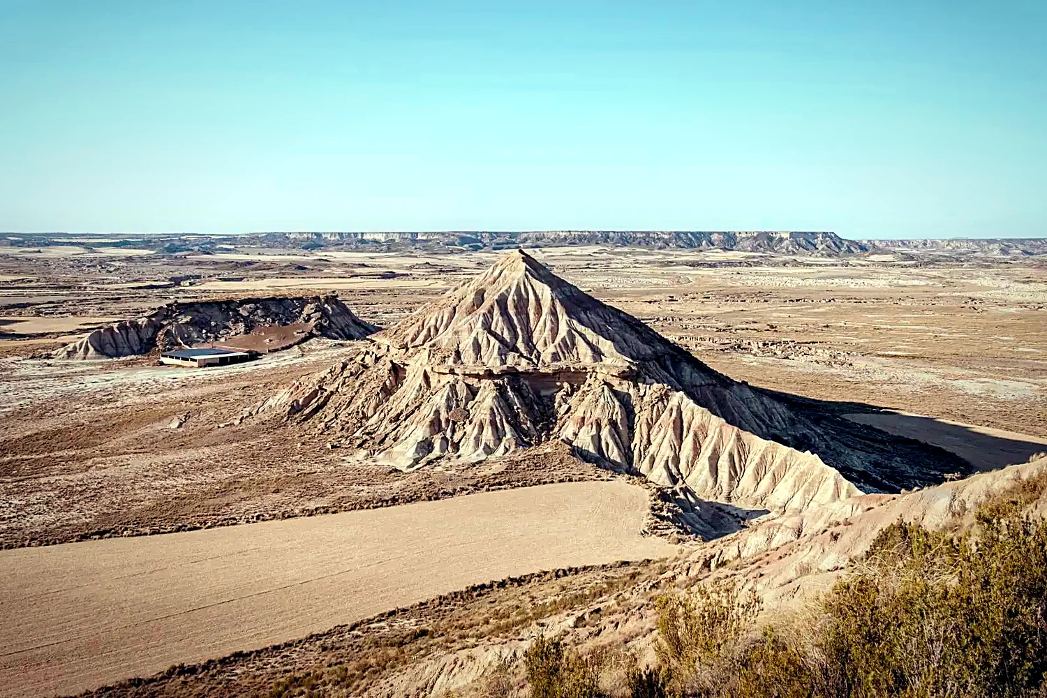 Cabezo de las Cortinillas, mirador natural con panorámica de 360º sobre la Bardena Blanca