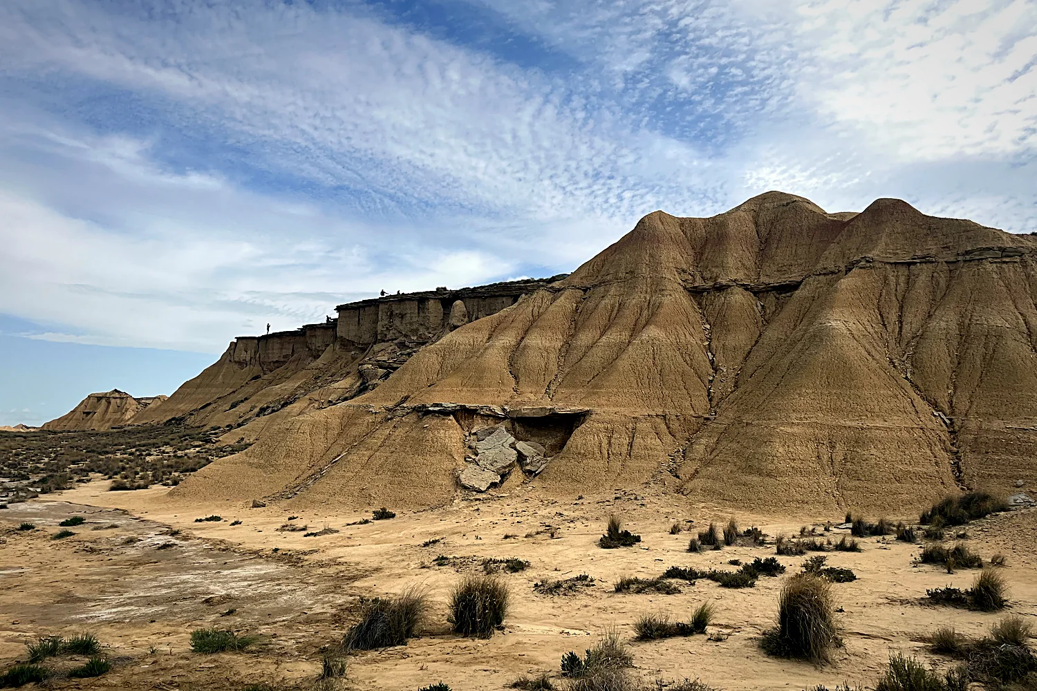 Vista de las Bardenas Reales desde el Mirador de Juan Obispo, uno de los rincones menos conocidos del parque