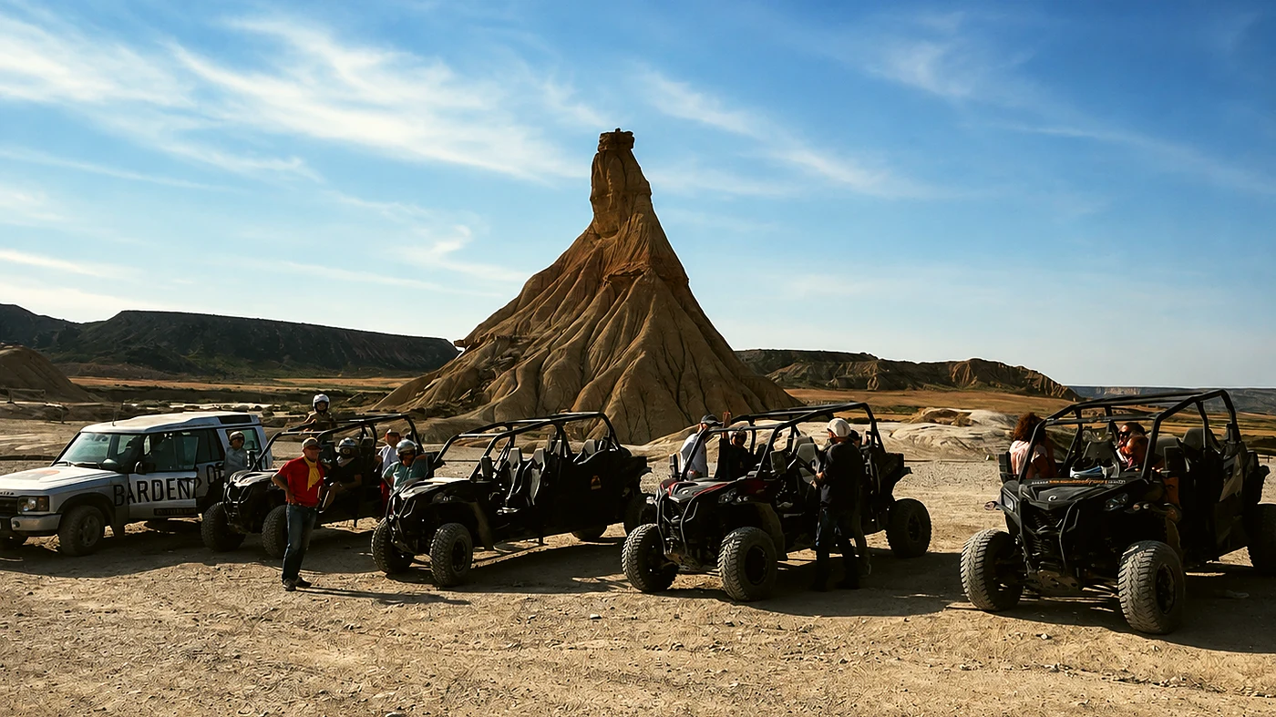 Team building de empresa en las Bardenas Reales
